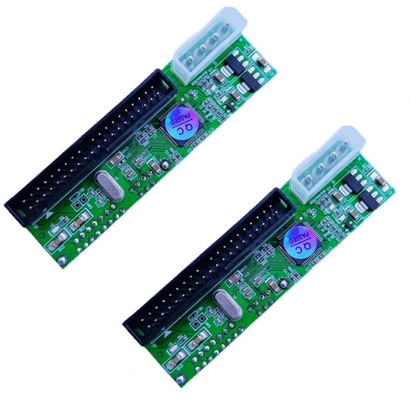 

SATA TO PATA IDE Converter Adapter Plug&Play Module Support 7+15 Pin 3.5/2.5 SATA HDD DVD Adapter, 2 Pack