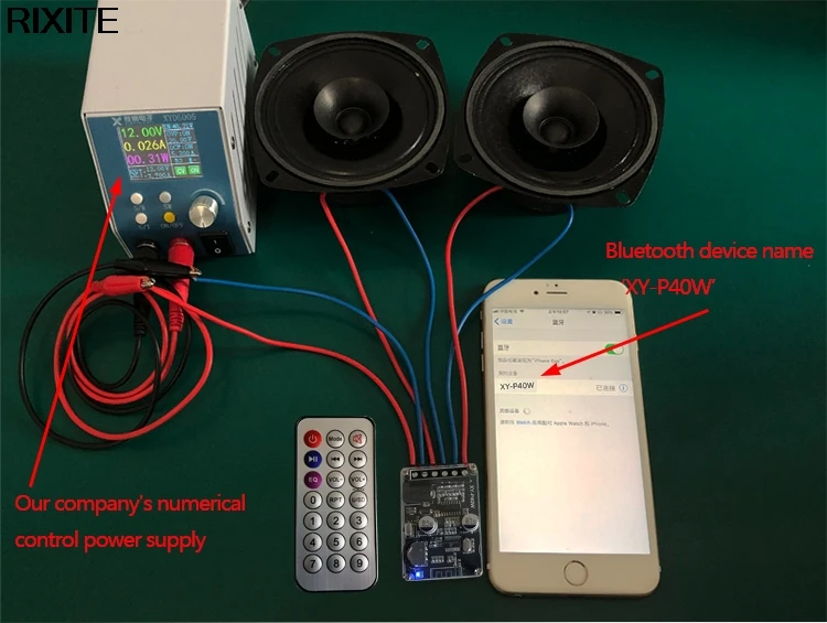XY-P40W Bluetooth 5 0 Мощность ламповый усилитель аудио доска стерео цифровой небольшой