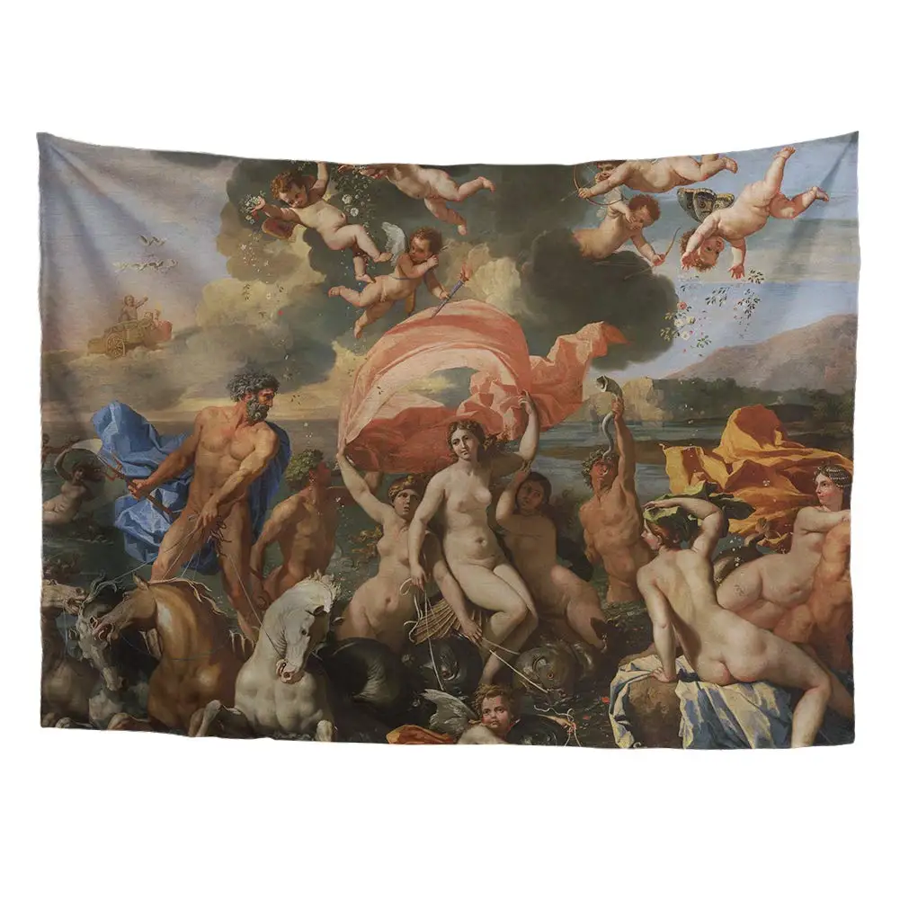 Весна Warner греческая мифология классическое искусство гобелен серия Николя pousсин