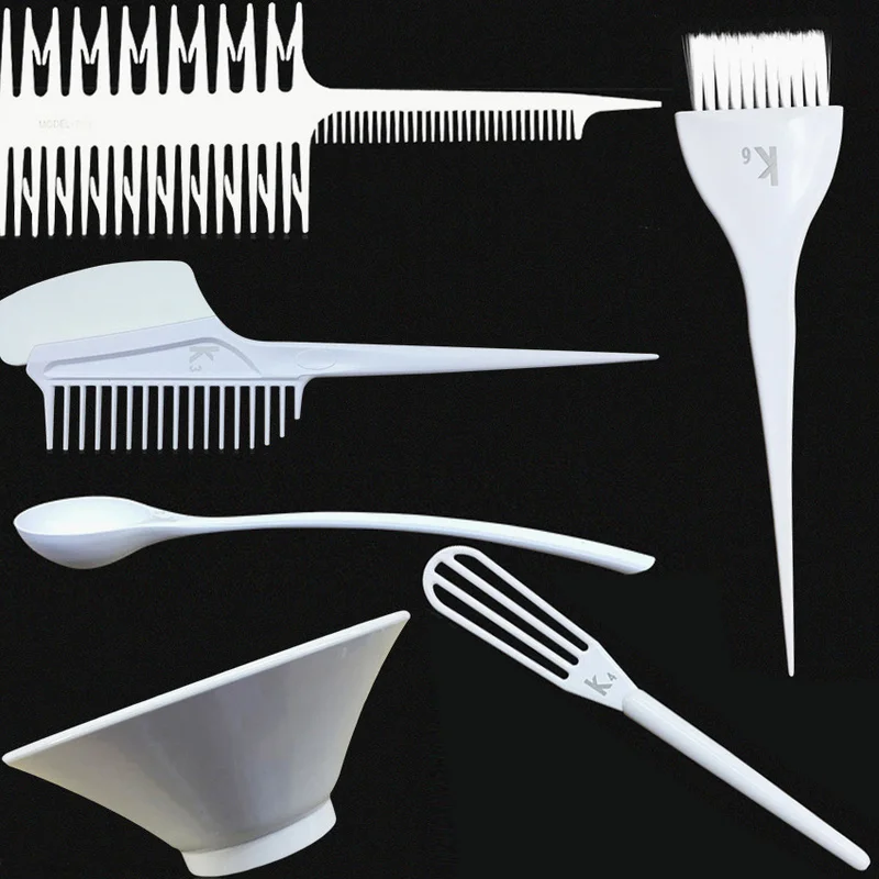 Набор инструментов для укладки и смешивания волос|hair dye set|bowl hair dyehairdresser bowl |