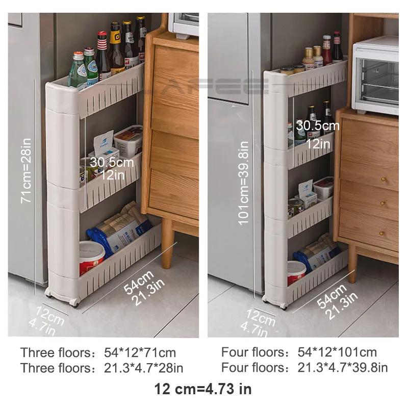 

storage kitchen shelf Interspace Gap shelf mobile kitchen toilet gap rack Bathroom storage rack Fridge side seam finishing rack