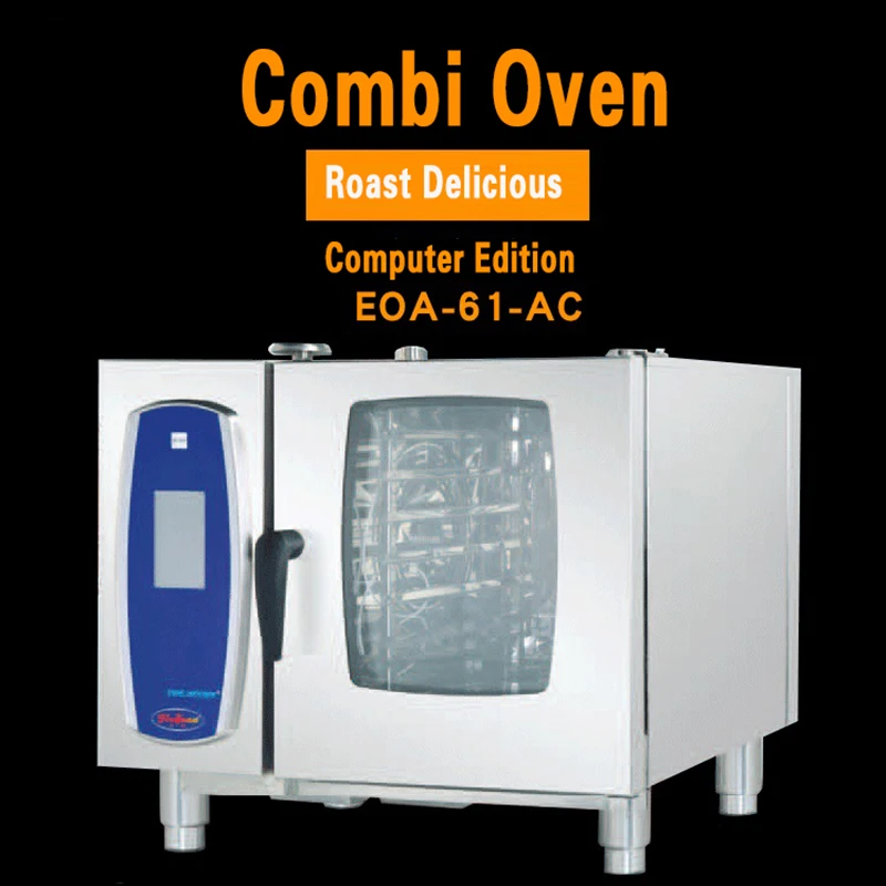 Коммерческая газовая печь 6*1/1gn большая емкость для готовки курицы пиццы хлеба