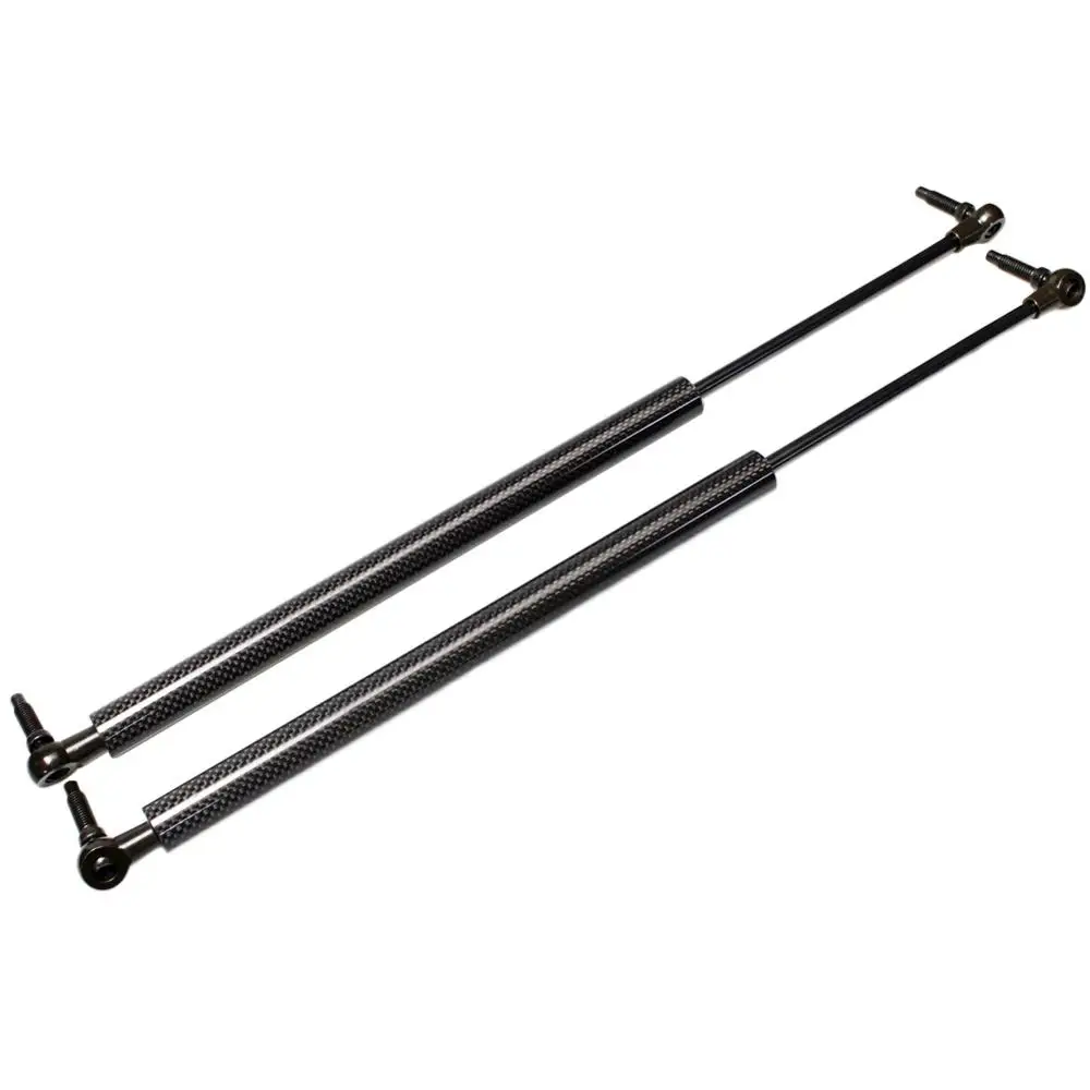 Black Carbon Fiber Для Chrysler Voyager Dodge Caravan 2001-2007 25,87 дюймов для Chrysler Town& Сельский подъемник багажника, опорная стойка, газовая пружина - Цвет: Black Carbon Fiber