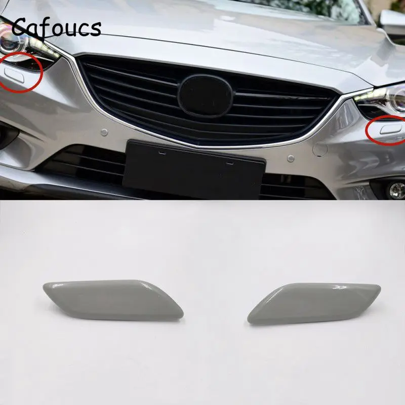 Насадка для омывателя фар автомобиля Cafoucs Mazda 6 Atenza 2013 2016|headlight cover cap| |
