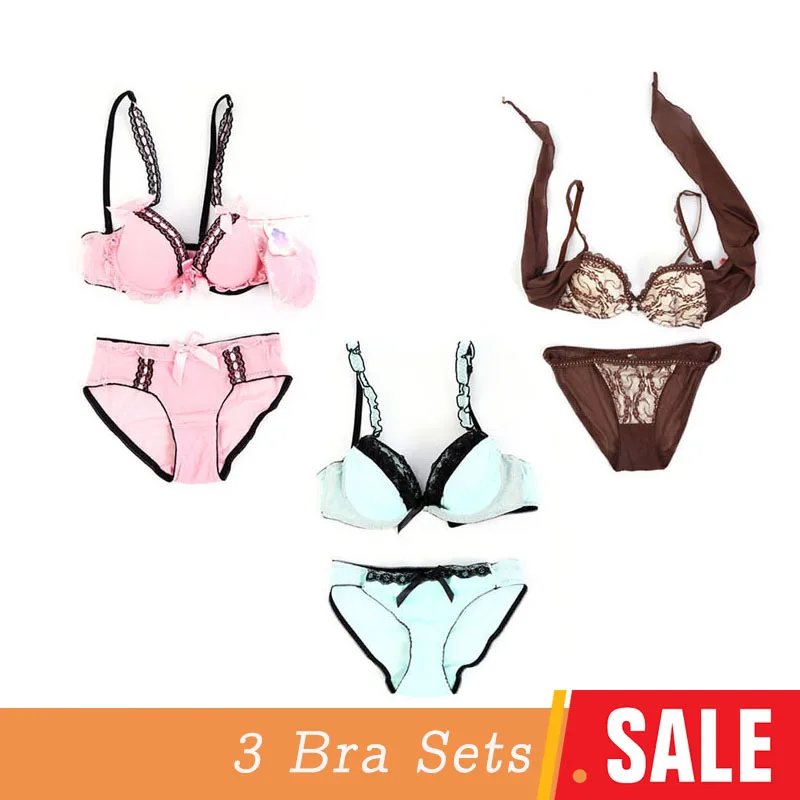 3 компл./упак. Для женщин бюстгальтер множественные стили размера плюс с