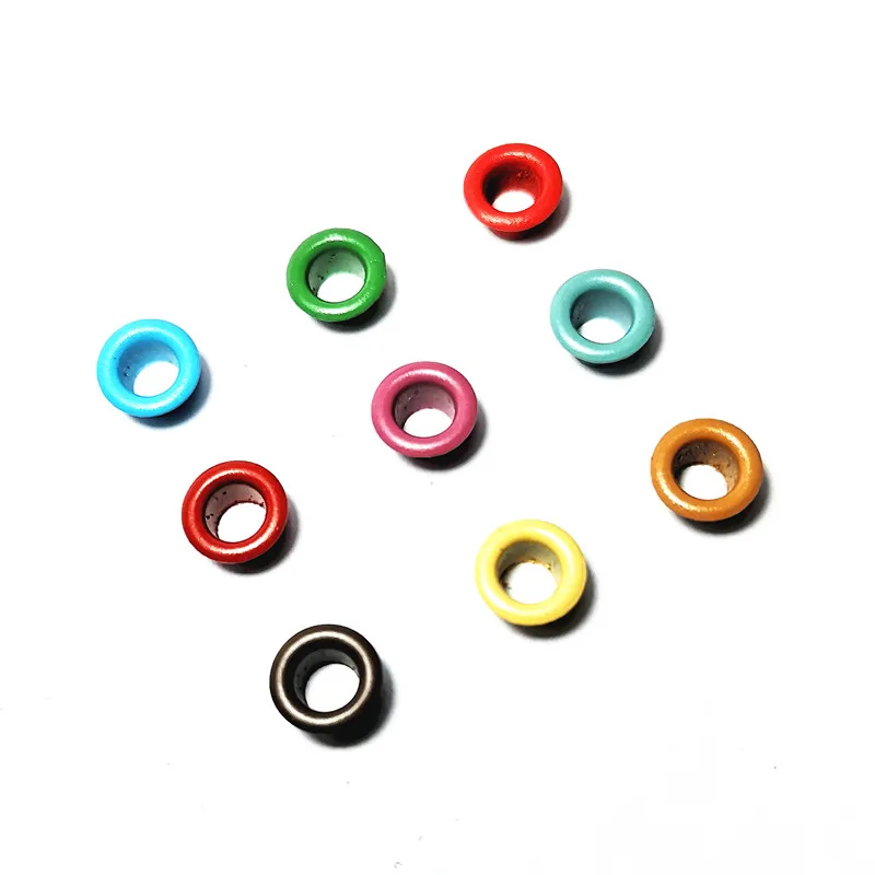 Металлические люверсы 500 шт. 5 мм разные цвета опт аксессуары для скрапбукинга