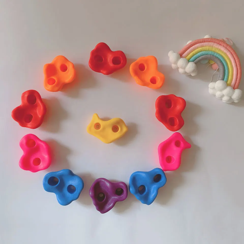 10 шт. детские игрушки для скалолазания детей деревянные стеновые Камни