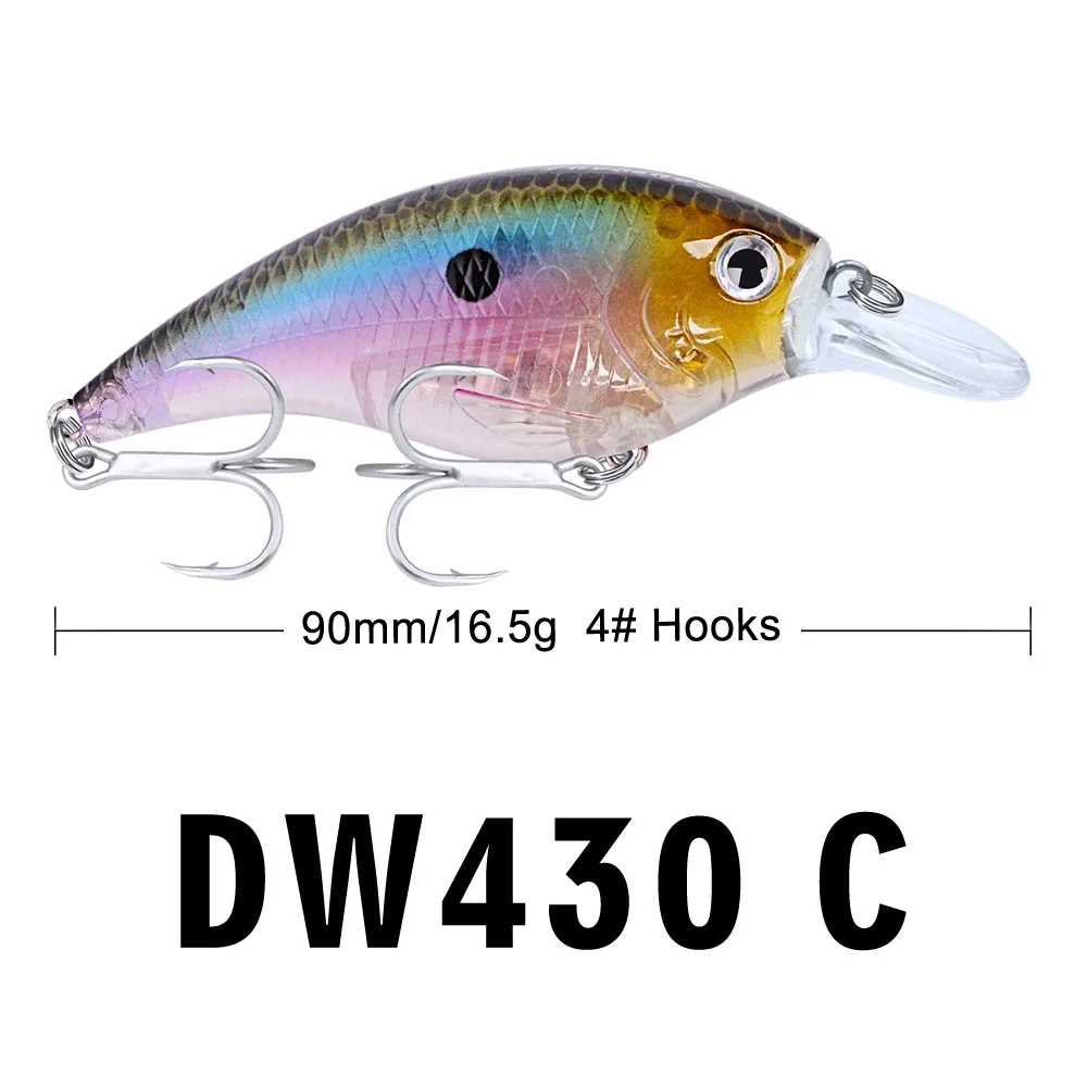 

9cm/16.71g Sea Fishing Bait Lures Bait Rock Minnow Superbait Plastic Hard Bait Seawater and Freshwater General Bait Crank Bait