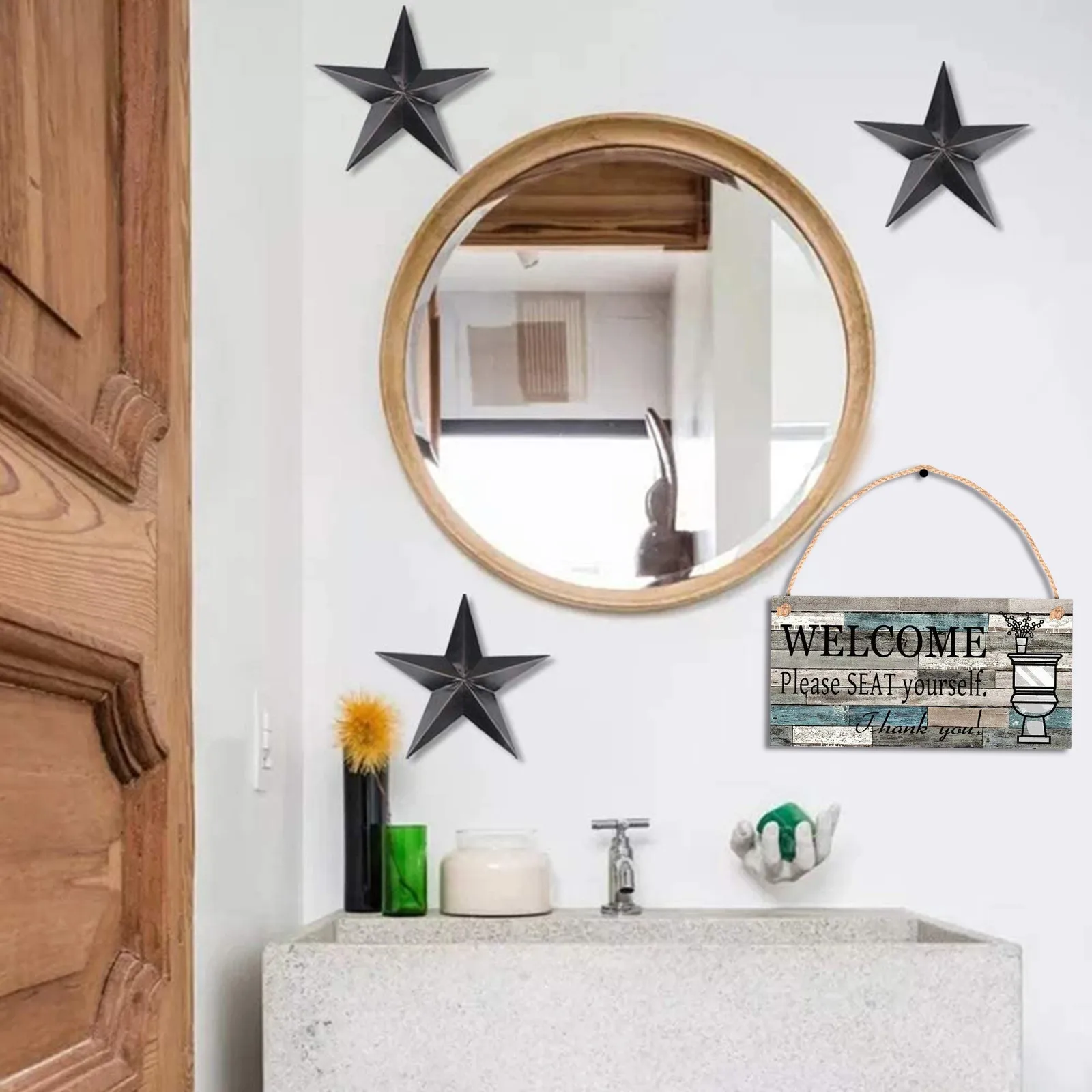 

Decoration Hanging Pendant Christmas Wooden Crafts Letter Print Signs Hanging Ornament For Home Door Window Wall Tree Decor