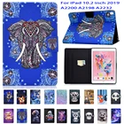Флип-чехол из искусственной кожи с подставкой для iPad 10,2, чехол 2019, A2200, A2198, A2232, 10,2 дюйма, умный чехол для планшета, обложки, кожаный чехол