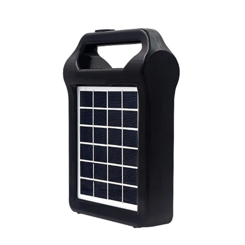 

Portable Solar Power Bank 2400 mAh Small Convenient Mobile Power for Smartphone Razor Small Fan USB Charging Ports External Char