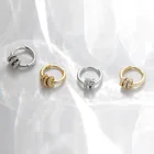 Свободно Комбинируемые серьги-кольца для женщин, Блестящие кристаллы, мини-кольца, золотыебелые, Huggies, модные серьги, ювелирные изделия, подарки