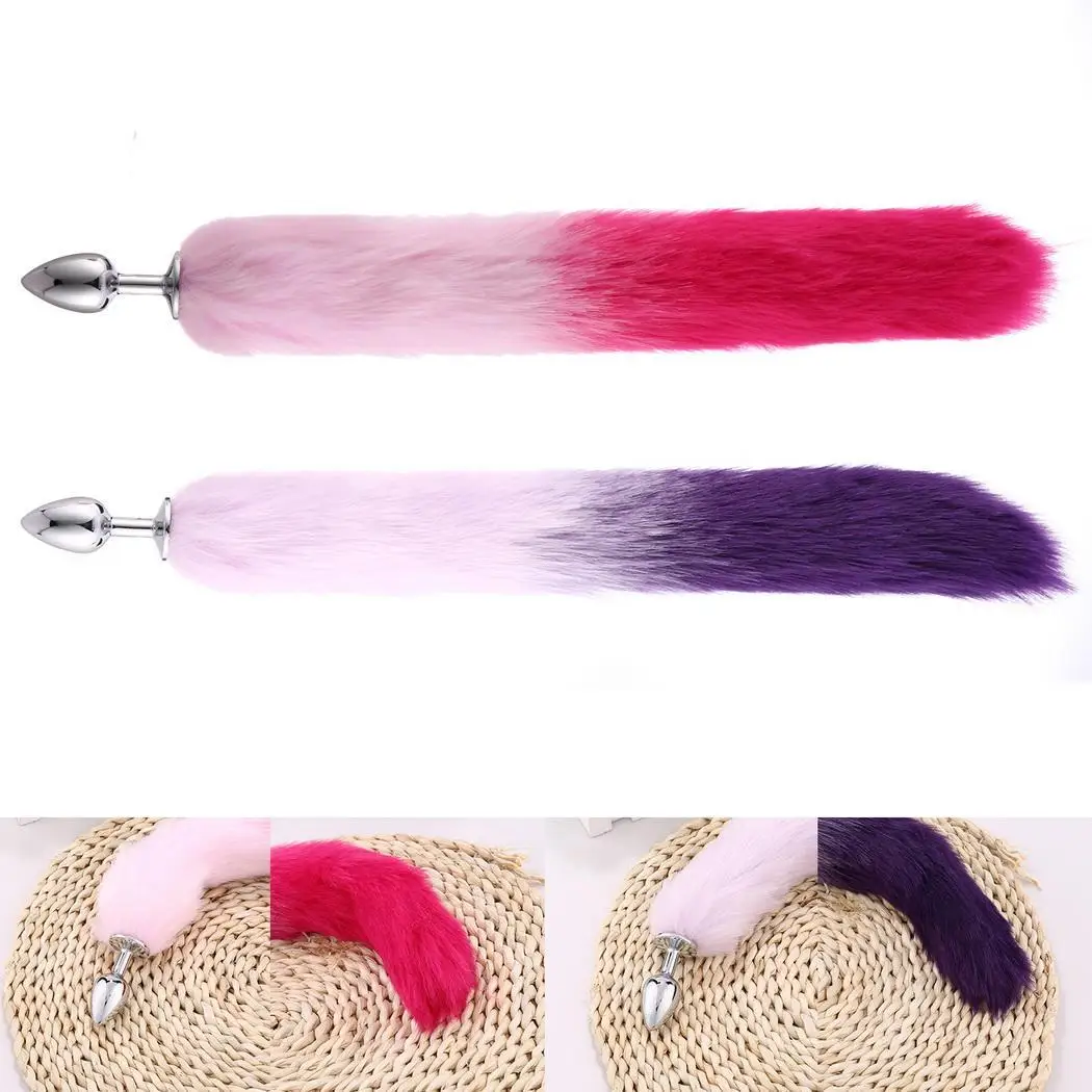 Забавный Гладкий Лисий Хвост анальные игрушки Стиль Силиконовый сплав Анальная