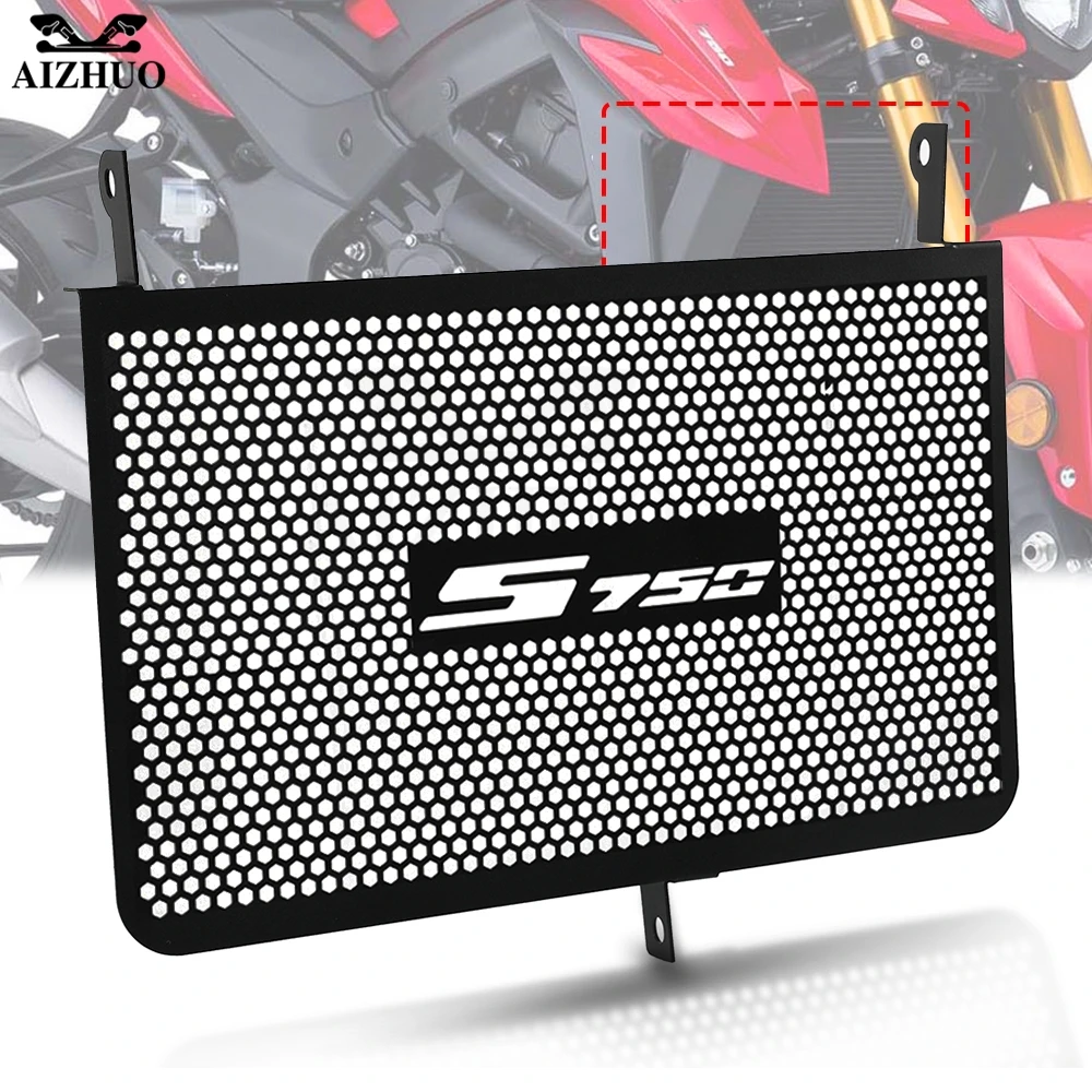 

FOR SUZUKI GSX-S750 GSXS750 Motorcycle Radiator Grille Guard Cover Protector Fuel Tank Protection Net GSXS 750 2015-2021 2020