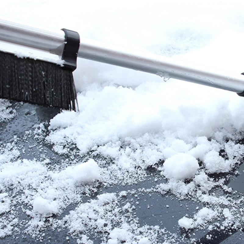 Уличная алюминиевая телескопическая щетка для снега лопатка льда инструмент