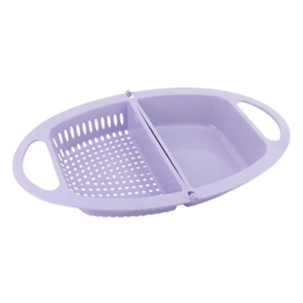 Прочная Складная домашняя кухонная корзина для слива Многофункциональная
