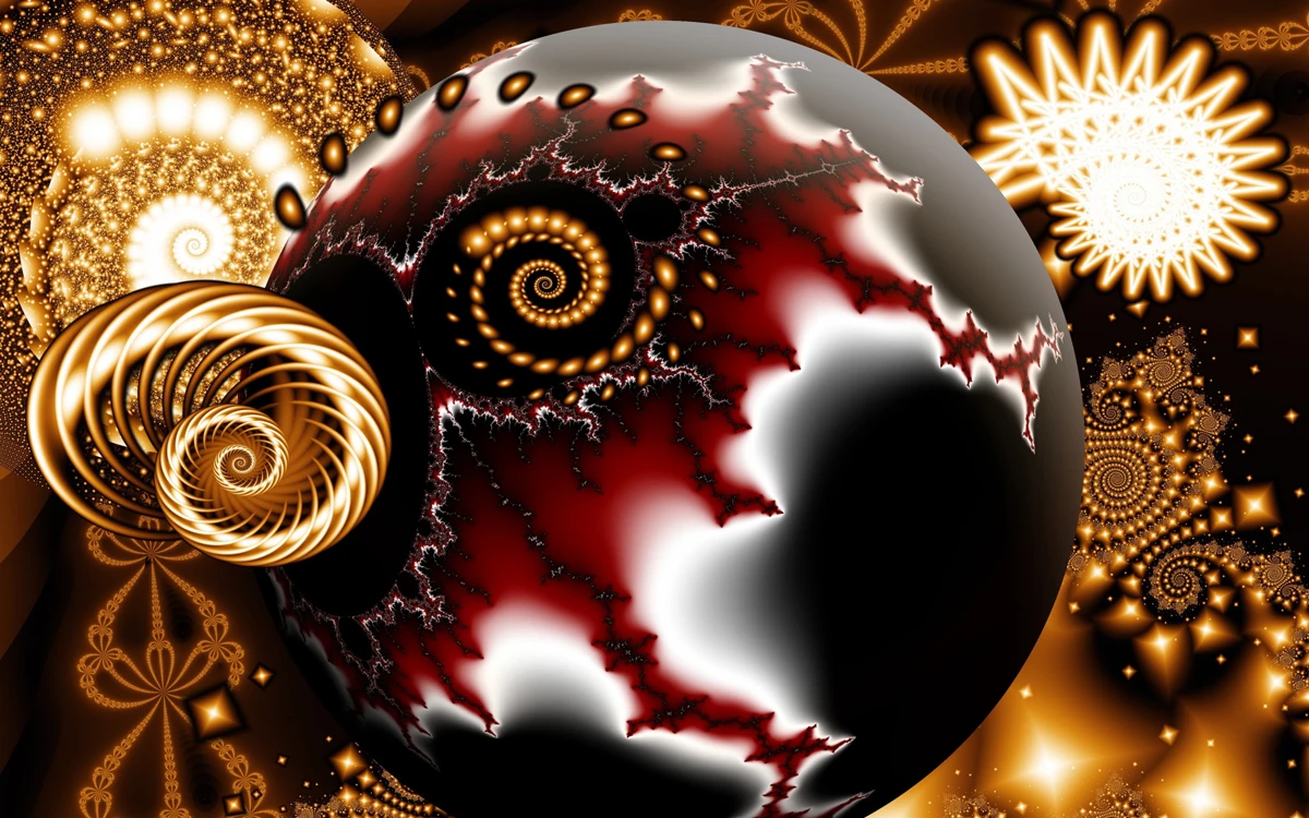 

Цветная форма абстракции Фрактальная планета PP386 искусство стен декор комнаты домашнее украшение (рамка в наличии)