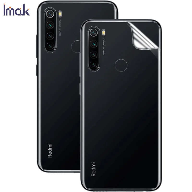 Imak Гидрогелевая пленка для Xiaomi Redmi Note 8 7 Pro задняя Передняя Задняя Защитная Прозрачная Олеофобная пленка