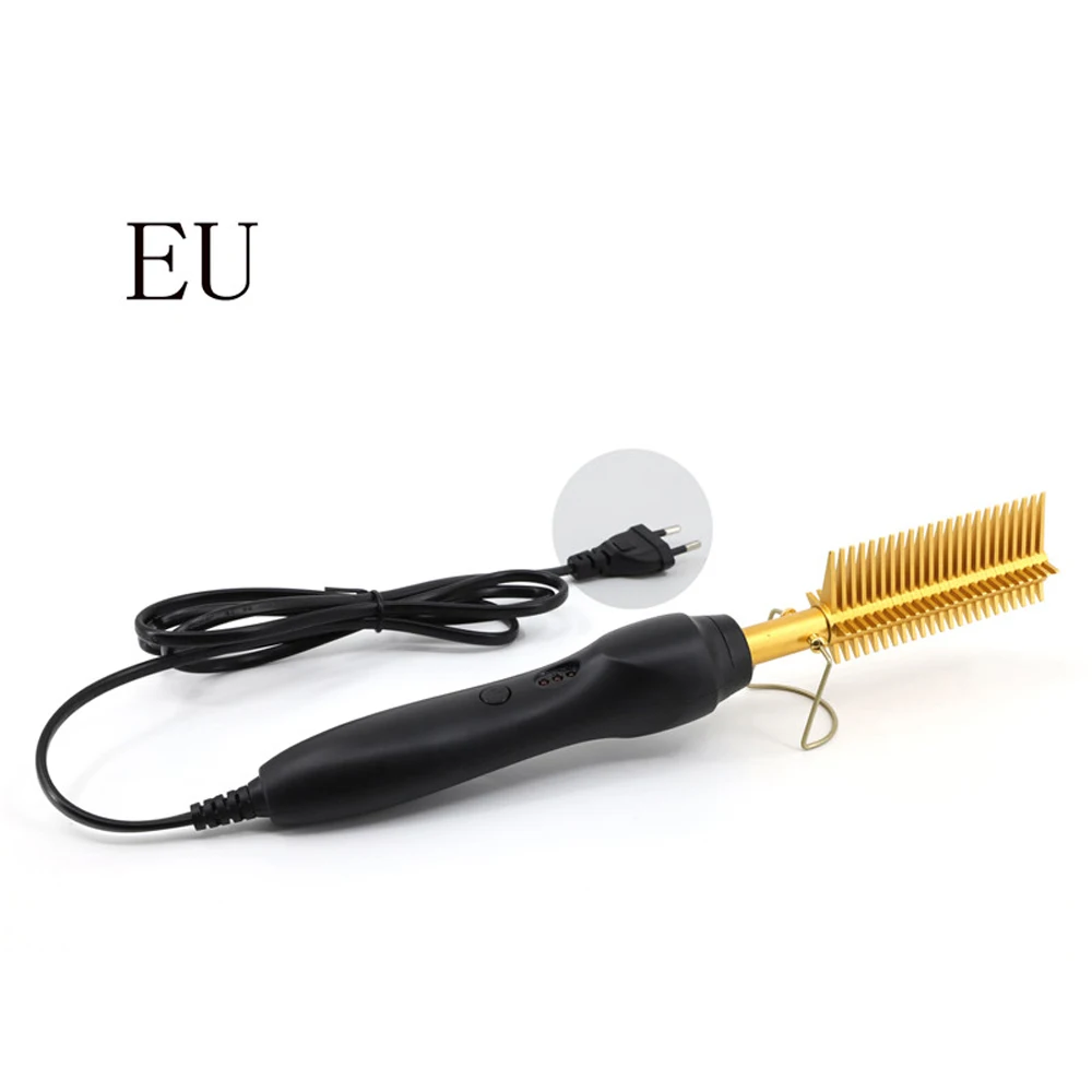 

Hair Straightener Flat Irons Straightening Brush Hot Heating Comb Hair Straight Styler Corrugation Curling Iron Hair Curler Comb