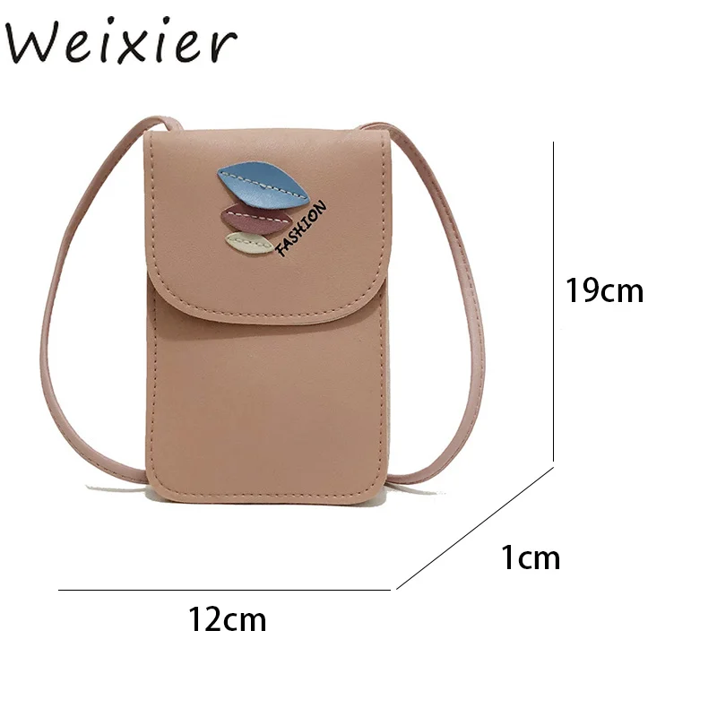 Новинка 2019 женская модная сумочка WEIXIER сумка с застежкой и листьями тоут на плечо