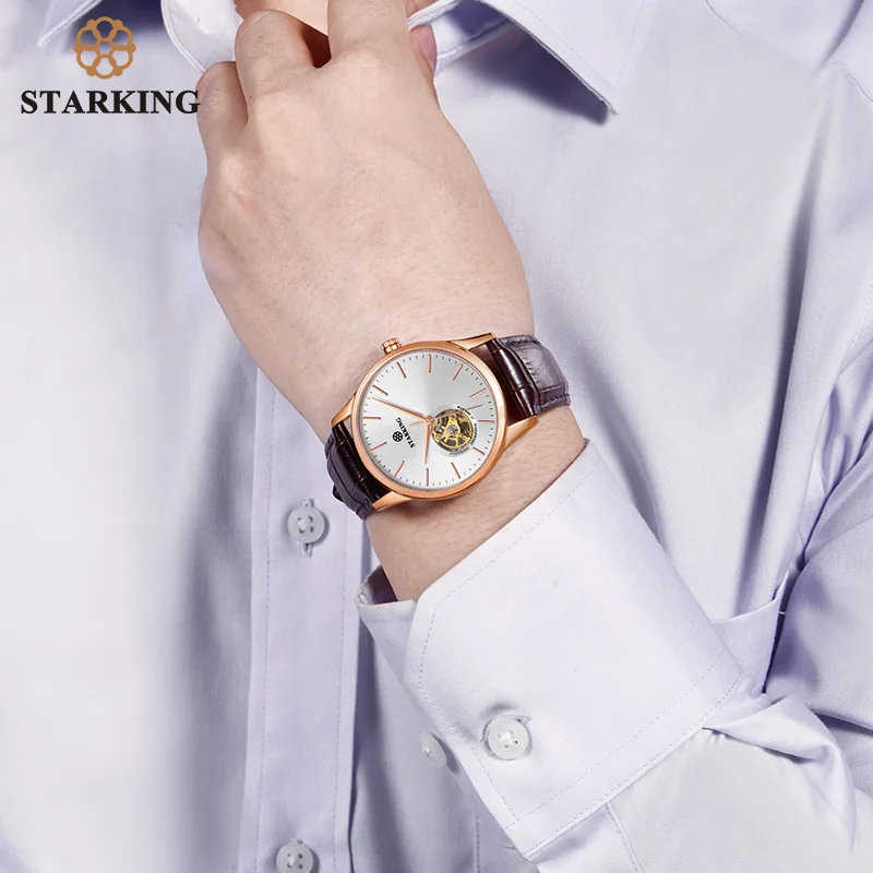 STARKING мужские часы механические для мужчин автоматические самовзводные Movt скелет