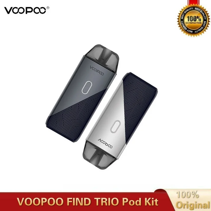 Оригинальный VOOPOO FIND TRIO Pod Комплект 1200 мАч батарея с 3 мл PnP-C1 и PnP-R1 катушки