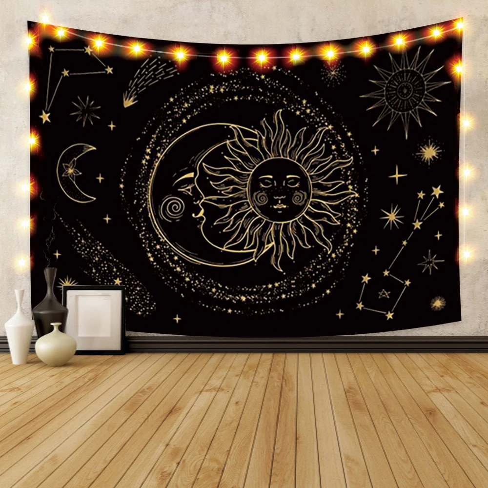 

Laeacco Indian Mandala Tapestry Wall Hanging Decor Floor Rug Blankets Camping Tent Travel Mattress Bohemian Sleeping Pad