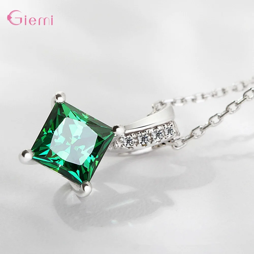 Бутик Леди Корейский коготь узор кубического циркония ожерелья с подвесками для