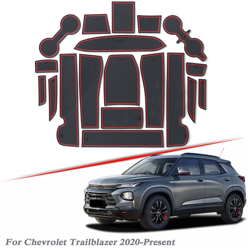 19 шт. автомобильный Стайлинг ворота Слот коврик для Chevrolet Trailblazer 2020 настоящее