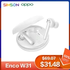 Наушники OPPO Enco W31, 2020 оригинальные TWS Bluetooth наушники с низкой задержкой, настоящие беспроводные наушники-вкладыши для OPPO Find X2 OPPO Reno Ace
