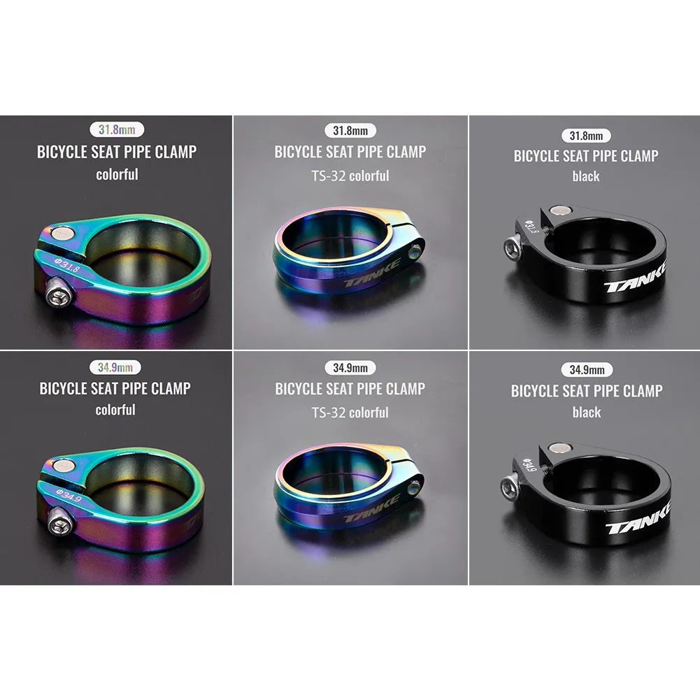 1PC Крепление седла из алюминиевого сплава для горного и шоссейного велосипеда TANKE 31,8 / 34,9 мм, аксессуары для велосипедных сидений Canote Aluminio MTB ON.