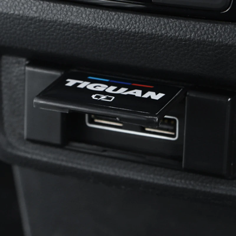 Задняя Защитная крышка для разъема USB VOLKSWAGEN TIGUAN 2017 2018 2019 аксессуары стайлинга