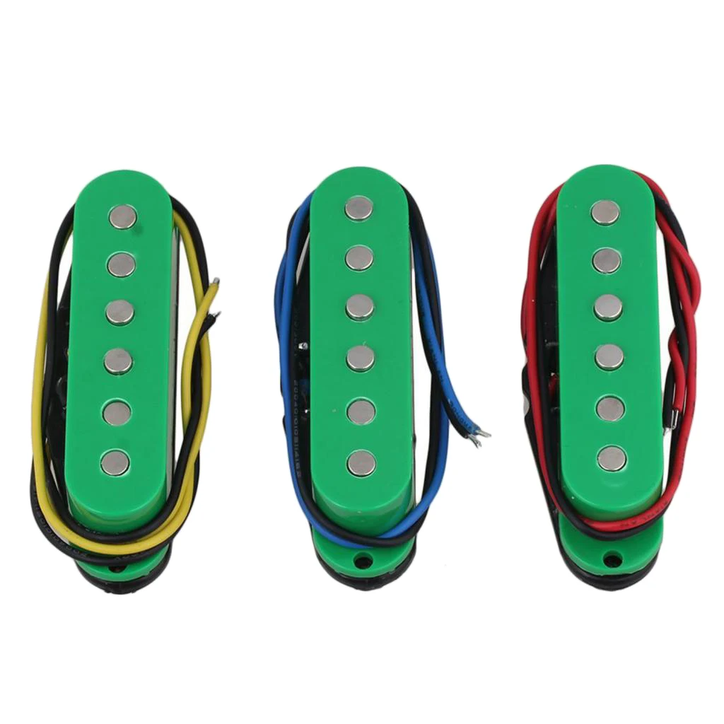 

Высокая Выход гитары затактовый звукосниматель с одной катушкой хамбакеров средства ухода за кожей Шеи средний зеленый