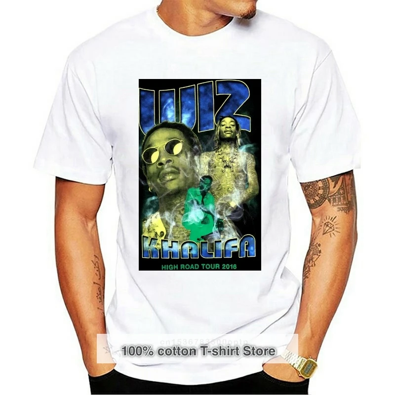 

Wiz Khalifa The High Road Summer Tour 2020 T-Shirt SZ M Colorful O Neck Tee Shirt