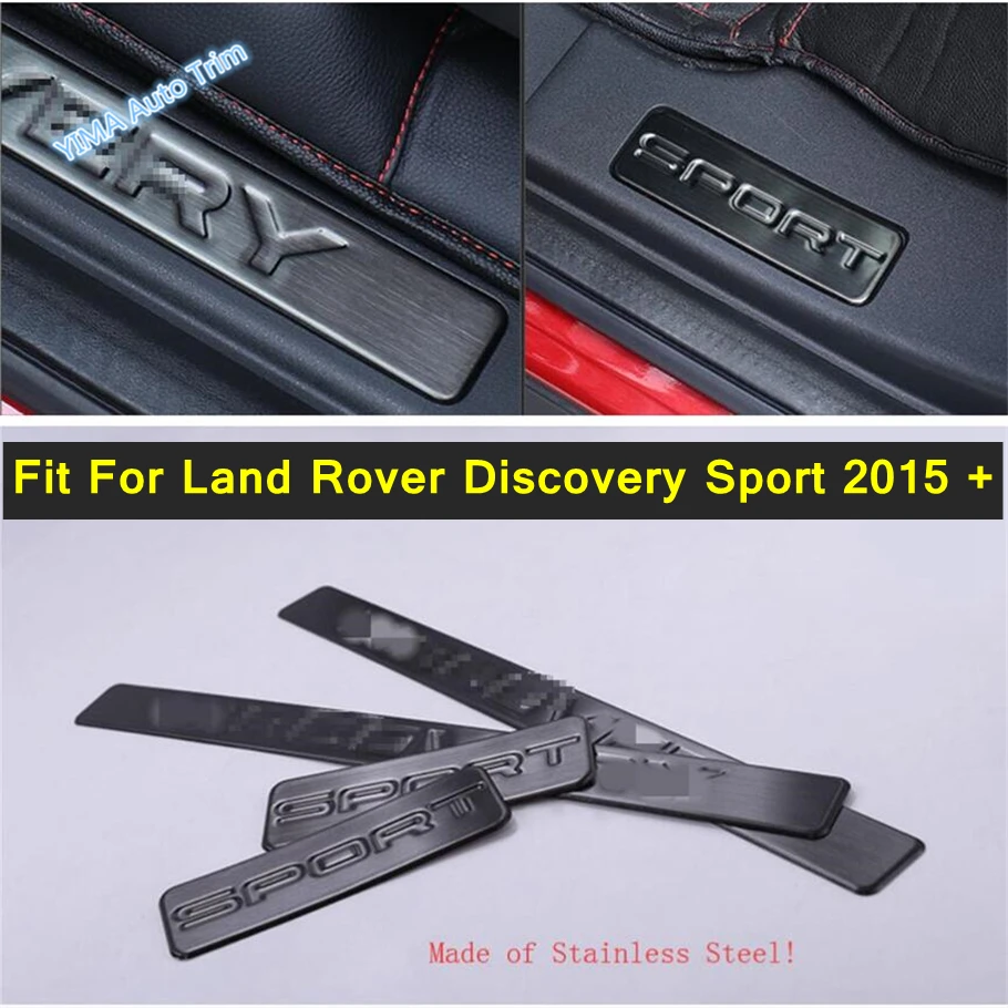 Авто Стайлинг внутренняя дверь Накладка на порог двери 4 шт. для Land Rover Discovery Sport | Лепнина для интерьера -32885059910