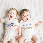 Боди для новорожденных, с коротким рукавом, для мальчиков и девочек