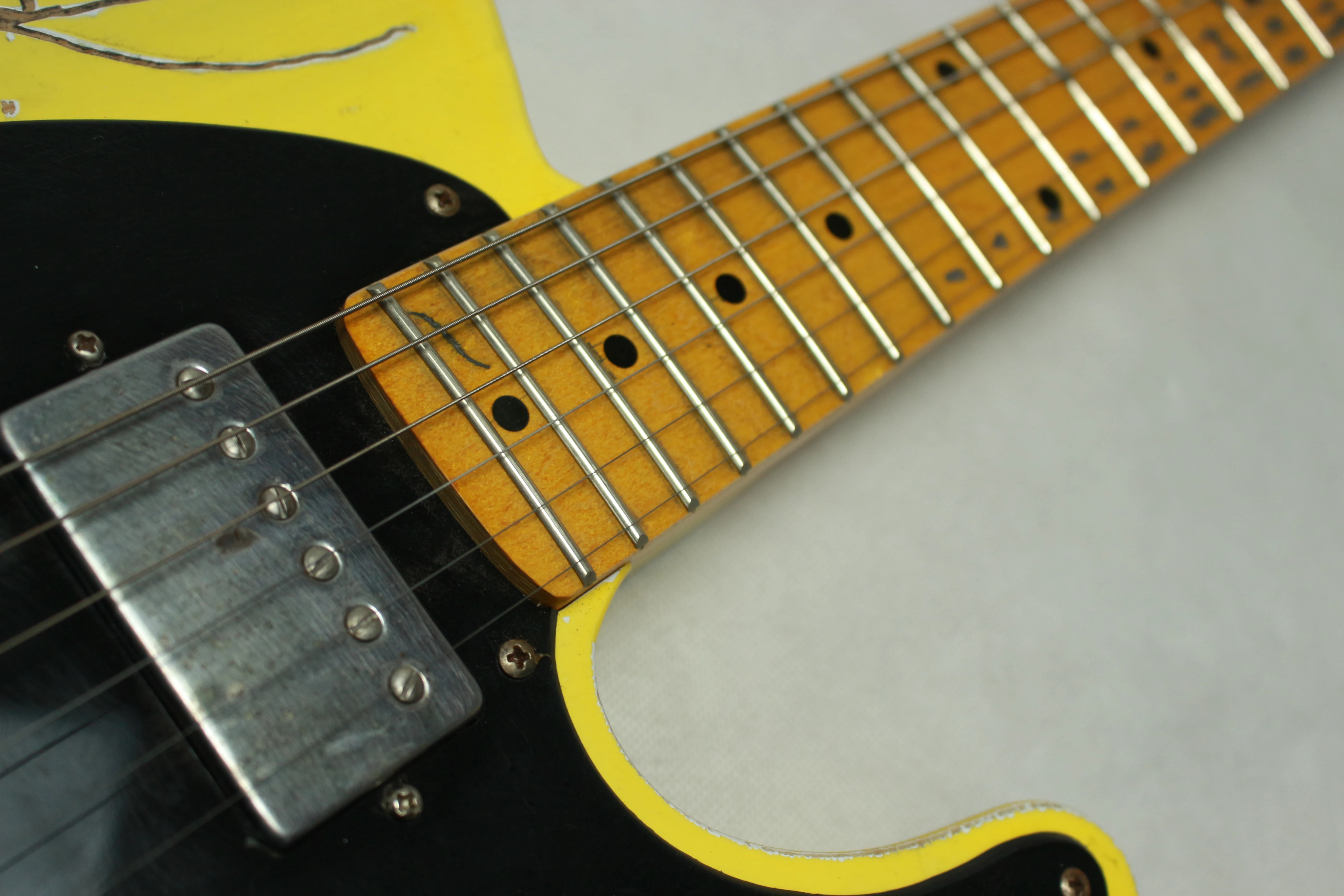 Высшее качество 100% ручная работа реликс TL электрическая гитара R-TY33 латунные