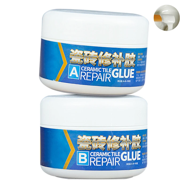 Новый 2 шт./компл. агент по ремонту плитки напольная плитка Сильный Клей