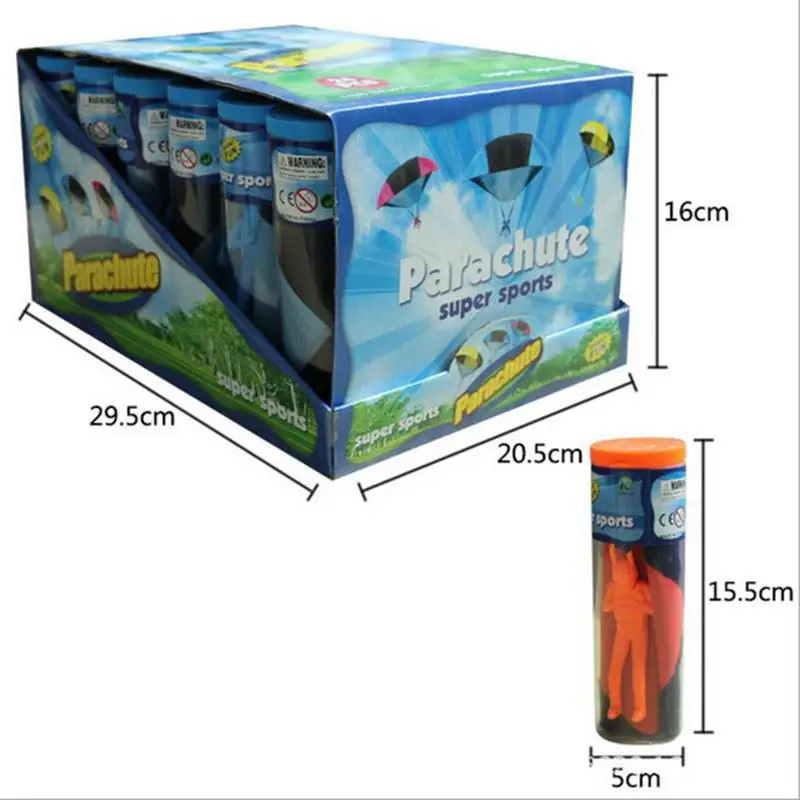 

Kids Hand Throwing Parachute Toy Mini Soldier Parachute For Children's Educational Parachute Outdoor Fun Sports Play Game