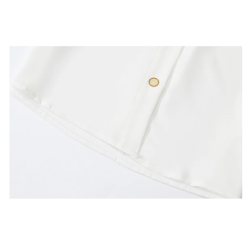 Летняя женская белая блузка с коротким рукавом шифоновая рубашка топы для женщин