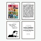 Картина на холсте с надписью The офис, ТВ Show