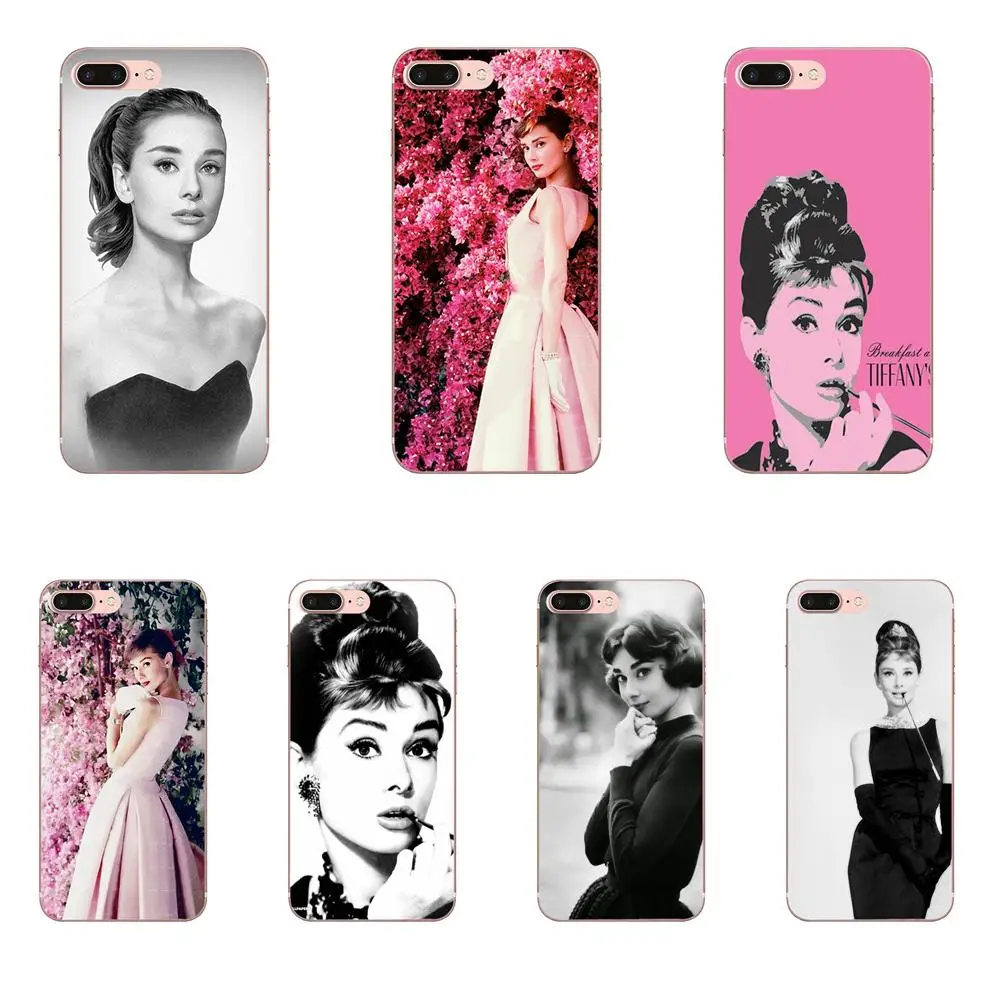 Жесткий чехол для Samsung Galaxy Note 8 9 10 Pro S4 S5 S6 S7 S8 S9 S10 S11 S11E S20 Edge Plus Ultra Audrey Hepburn|Бамперы| |