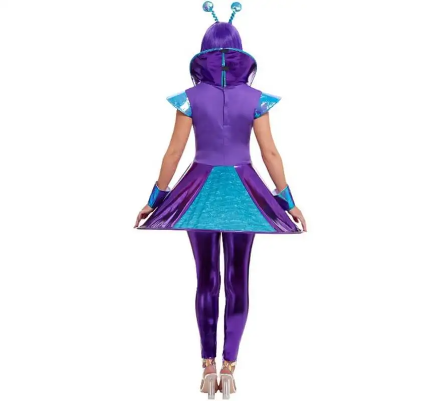 Костюм фиолетового инопланетянина Для женщин костюм астронавта и космоса