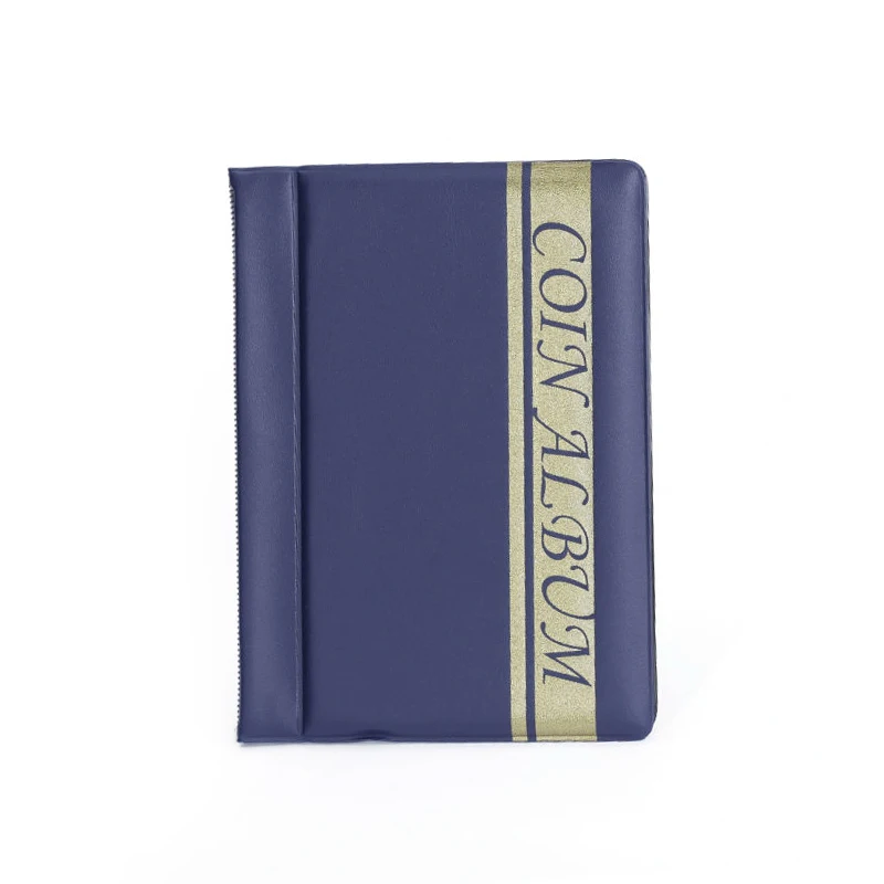 Альбом для монет из ПУ кожи с карманами 150 отделений|Фотоальбомы| |