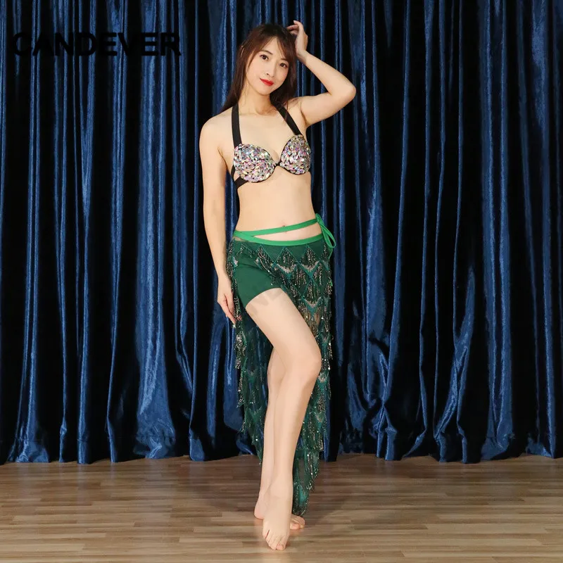 Сексуальный взрослый Женский костюм для танца живота занятий танцами с
