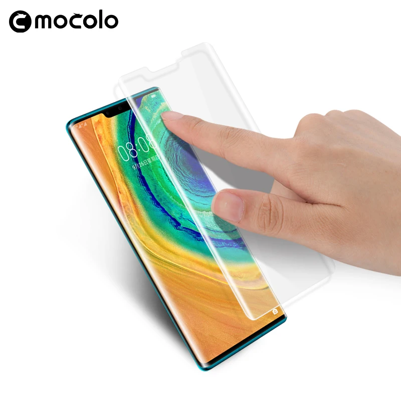 Фото Защитное стекло Mocolo P40 Pro для Huawei Mate 30 изогнутое жидкокристаллическое Мобильные Защитное стекло Mocolo P40 Pro для Huawei Mate 30 изогнутое жидкокристаллическое Мобильные