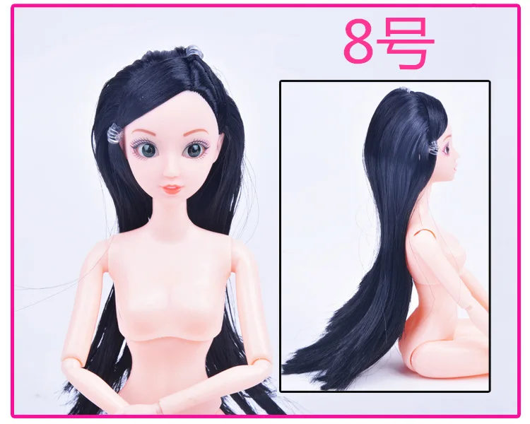 12 подвижных шарниров Игрушки Кукла тело с головой женская фигура обнаженное