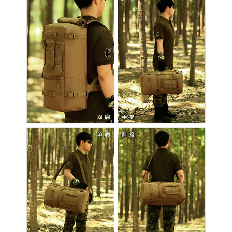 50L большой портативный рюкзак для мужчин и женщин мужская сумка-мессенджер