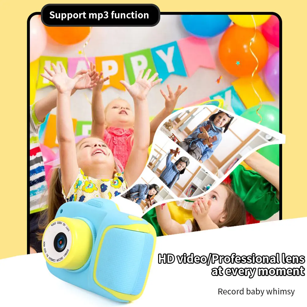 

X11 Mini Cartoon Kids Camera Creative Children's Camera HD Digital Camera Portable 1080P Camera For Kids Birthday Christmas Gift