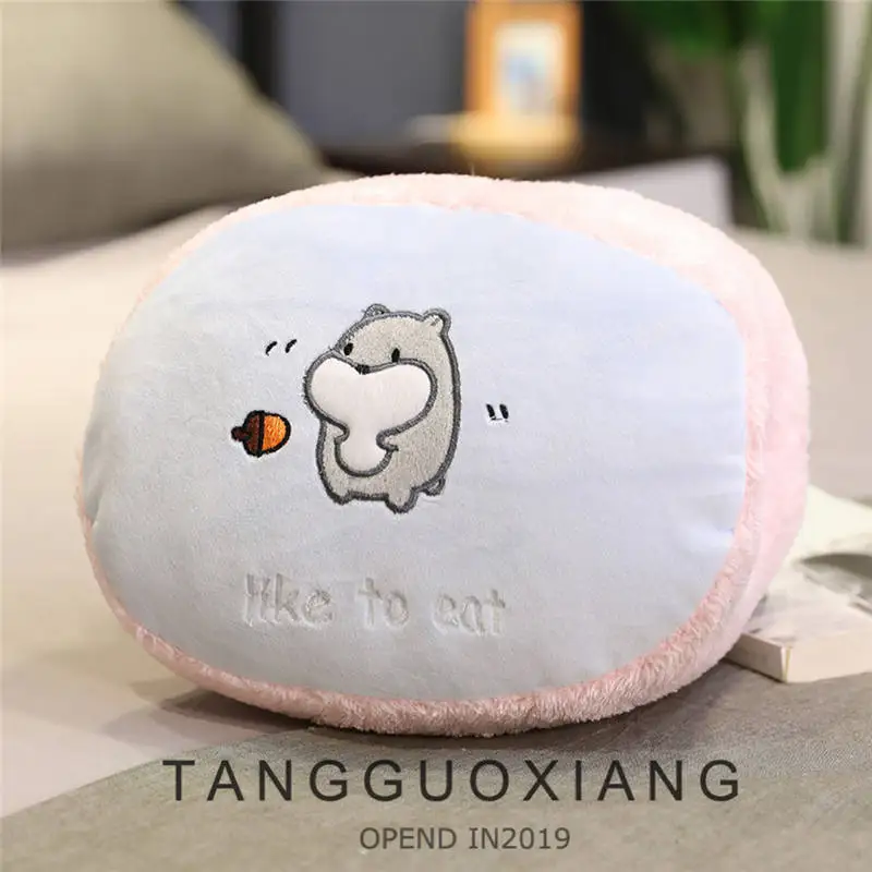 Грелки для рук 30 см хомяк Хаски собака динозавр кролик плюшевые игрушки мягкие